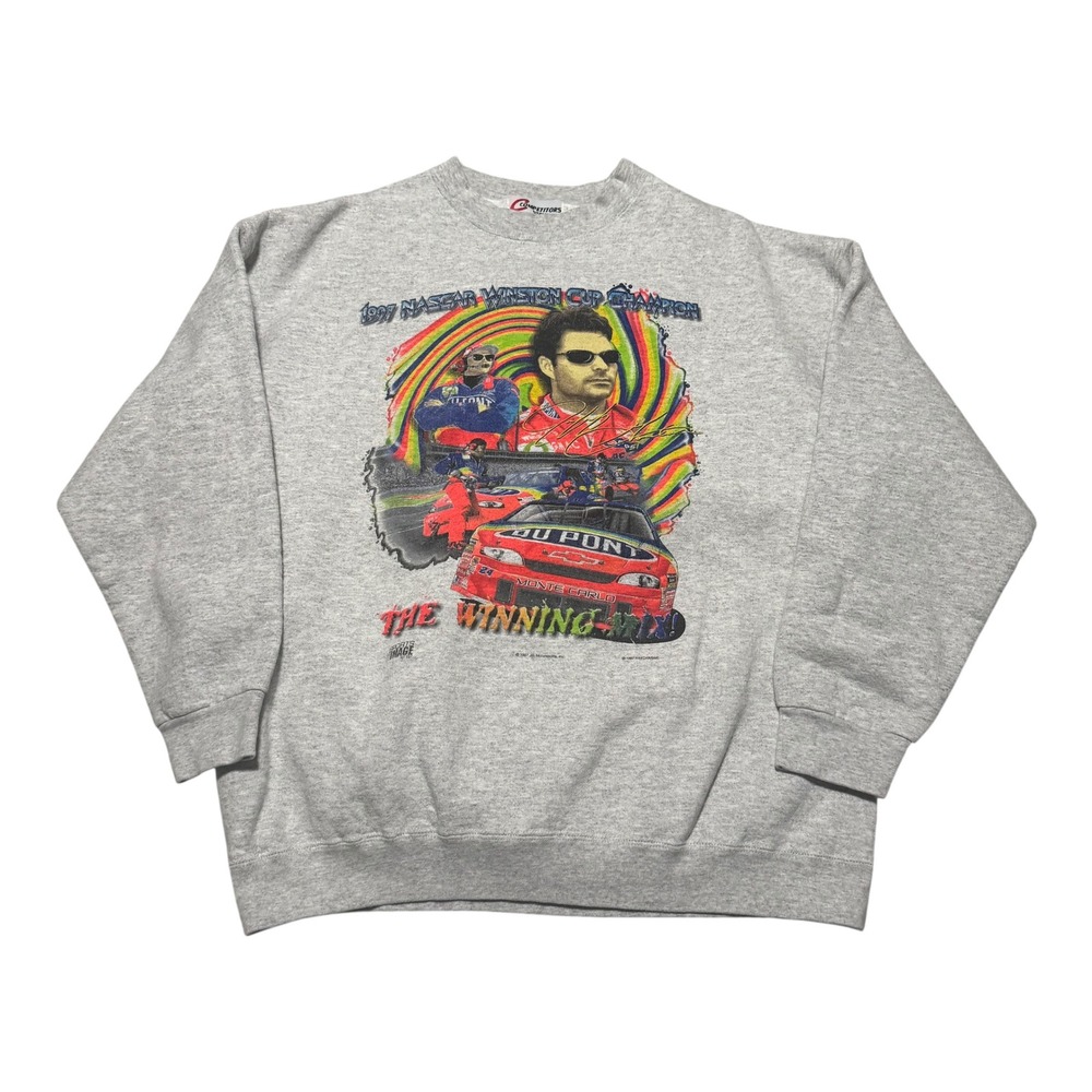 1997 Chase Authentics Jeff Gordon Winston Cup‎ Sweatshirt Men's XL (Oversized M)